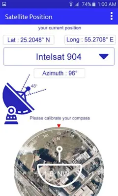 Satfinder Satellite Dish Align android App screenshot 3