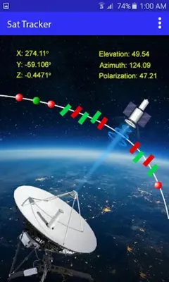 Satfinder Satellite Dish Align android App screenshot 5